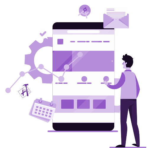 web development illustration