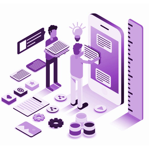 web development illustration